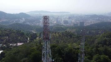 telecomunicações de 4g, antena 5g video