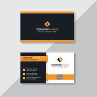 Creative Business Card Design Template Free Vector