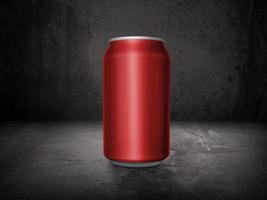 Aluminum cans on concrete Wall Background Scene Dark photo