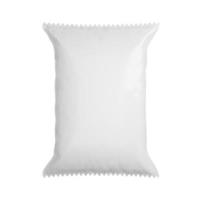 white Packing isolated on white background. 3d render photo