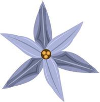 Spring starflower vector art for graphic design and decorative element