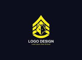 logotipo minimalista moderno vector