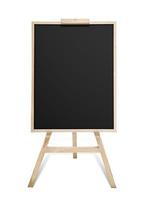 standing menu blackboard isolated with clipping path included photo