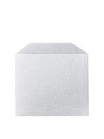 Styrofoam padding for product on white background photo