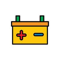 car battery icon design vector template