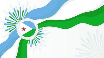 Djibouti independence day vector