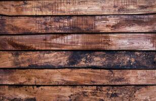 The surface of the walls of wooden boards for the background. Close up the old wood with a detailed texture. photo