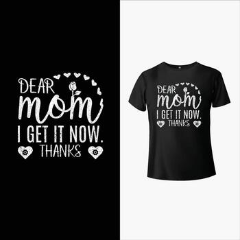 Mom T-Shirt Design vector