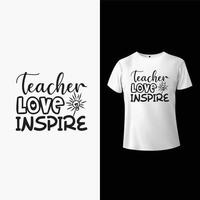 Teacher T-Shirt Design vector