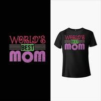 diseño de camiseta de mamá vector