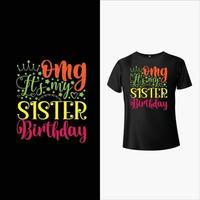 Birth Day T-Shirt Design vector