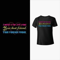 Mom T-Shirt Design vector