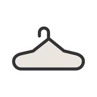 Hanger Filled Line Icon vector