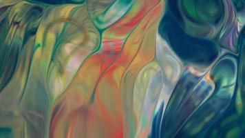 Abstract Swirls and Spreading Paint in Water video