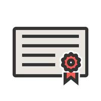 Career Filled Line Icon vector