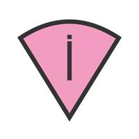 Perm Scan Wifi Filled Line Icon vector