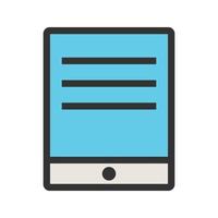 Smart Device Filled Line Icon vector