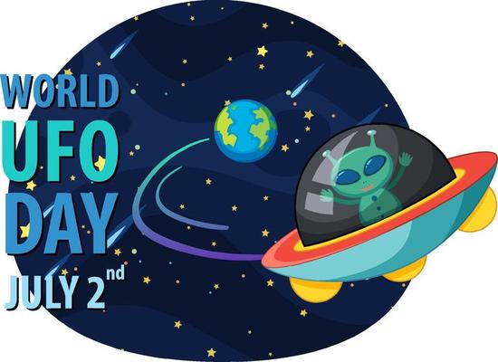 World UFO Day Poster Design