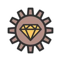 Code Optimization Filled Line Icon vector