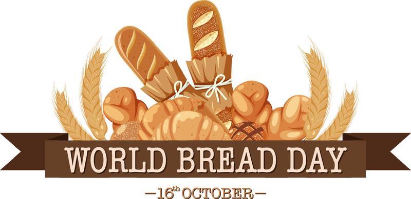 World bread day banner design