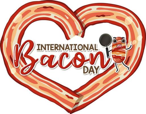 International bacon day poster design