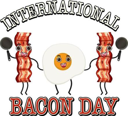 Banner of International bacon day