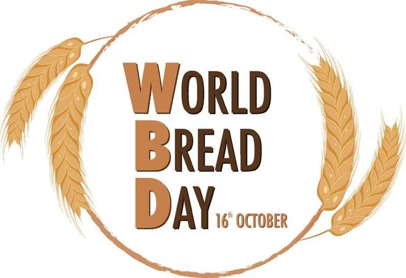 World bread day poster design