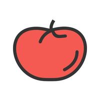 Tomato Filled Line Icon vector