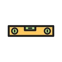 Spirit Level Filled Line Icon vector