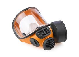 Gas mask, Chemical protective mask isolated on white background photo