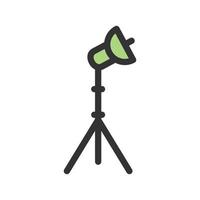 Light Stand IV Filled Line Icon vector