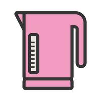 Electric Kettle Filled Line Icon vector