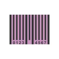 Bar Code Filled Line Icon vector