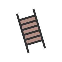 Ladder Filled Line Icon vector