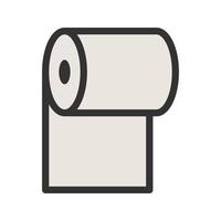 Cleaning Roll Filled Line Icon vector