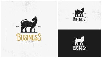 Beautiful cat logo for women's business