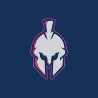 Spartan Helmet Logo design vector. Spartan Logo template vector