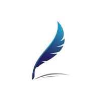 Feather logo concepts  Creative Feather logo design vector