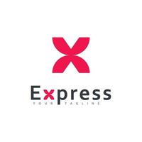 Modern Express vector logo design, Arrow business logo icon design template