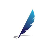 Feather logo concepts  Creative Feather logo design vector