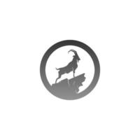 Goat logo icon illustration template vector