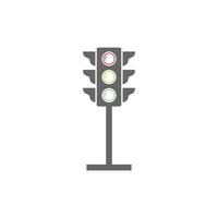 Traffic light icon design illustration template vector