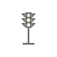 Traffic light icon design illustration template vector