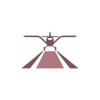 Plane Icon logo design template vector
