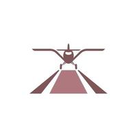 plantilla de diseño de logotipo de icono de avión vector