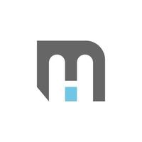 Letter M logo icon illustration vector