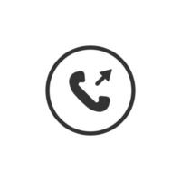 Phone icon logo design template vector