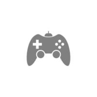 Ilustración de vector de plantilla de diseño de logotipo de icono de gamepad