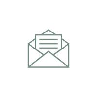 Envelope icon, mail icon illustration vector