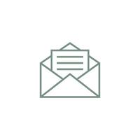 Envelope icon, mail icon illustration vector